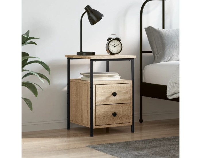 Sonata H Нощно шкафче, дъб сонома, 34x35,5x50 см, инженерно дърво