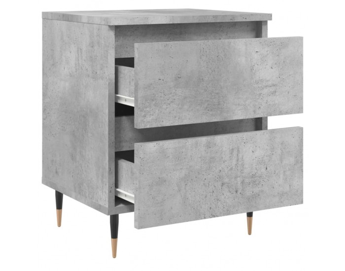 Sonata H Нощни шкафчета 2 бр бетонно сив 40x35x50 см инженерна дървесина