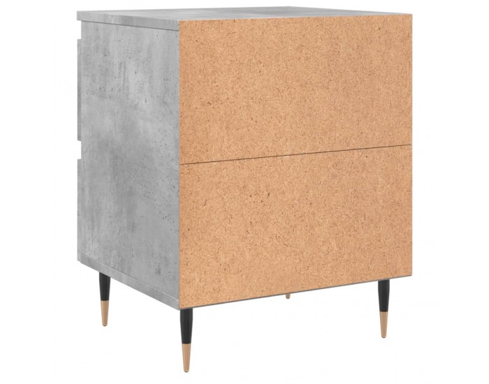 Sonata H Нощни шкафчета 2 бр бетонно сив 40x35x50 см инженерна дървесина