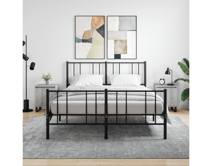 Sonata H Нощни шкафчета, 2 бр, сив сонома, 40x30x50 см, инженерно дърво