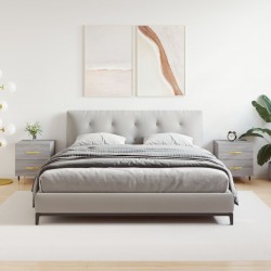 Sonata H Нощни шкафчета 2 бр сив сонома 40x35x47,5 см инженерно дърво - Нощни шкафчета