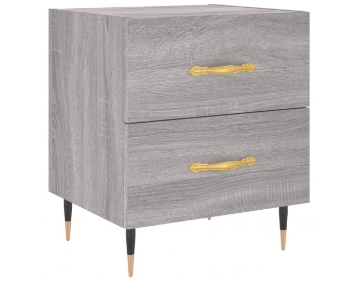Sonata H Нощни шкафчета 2 бр сив сонома 40x35x47,5 см инженерно дърво