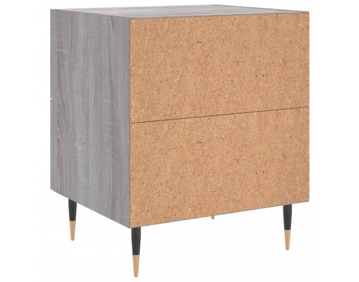 Sonata H Нощни шкафчета 2 бр сив сонома 40x35x47,5 см инженерно дърво