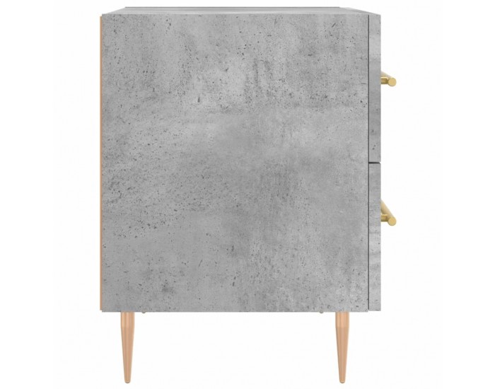 Sonata H Нощно шкафче, бетонно сиво, 40x35x47,5 см, инженерно дърво