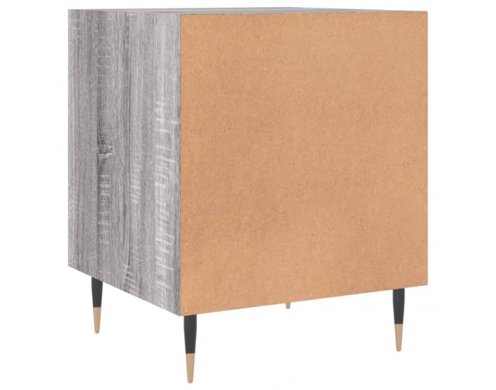 Sonata H Нощно шкафче, сив сонома, 40x40x50 см, инженерно дърво