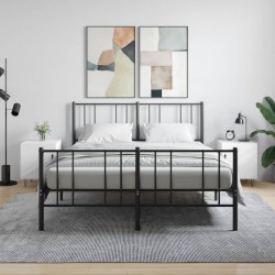 Sonata H Нощни шкафчета 2 бр бели 40x40x50 см инженерно дърво - Нощни шкафчета