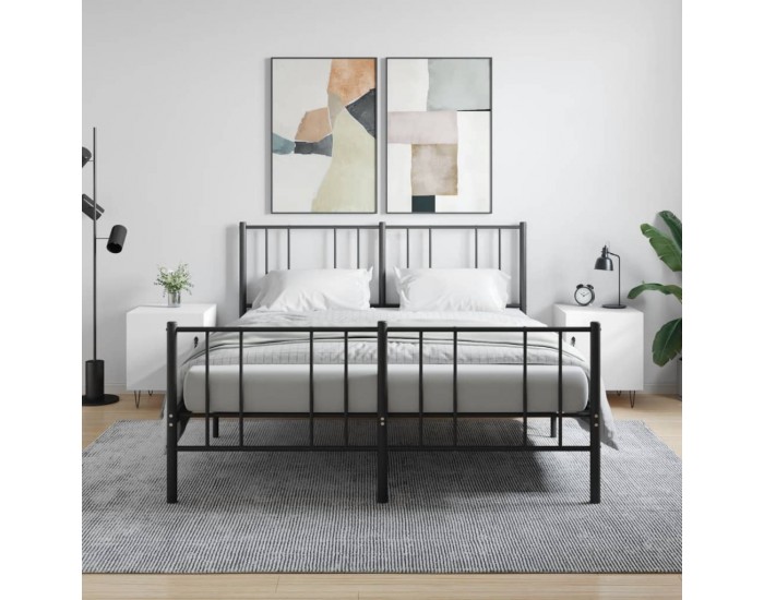 Sonata H Нощни шкафчета 2 бр бели 40x40x50 см инженерно дърво