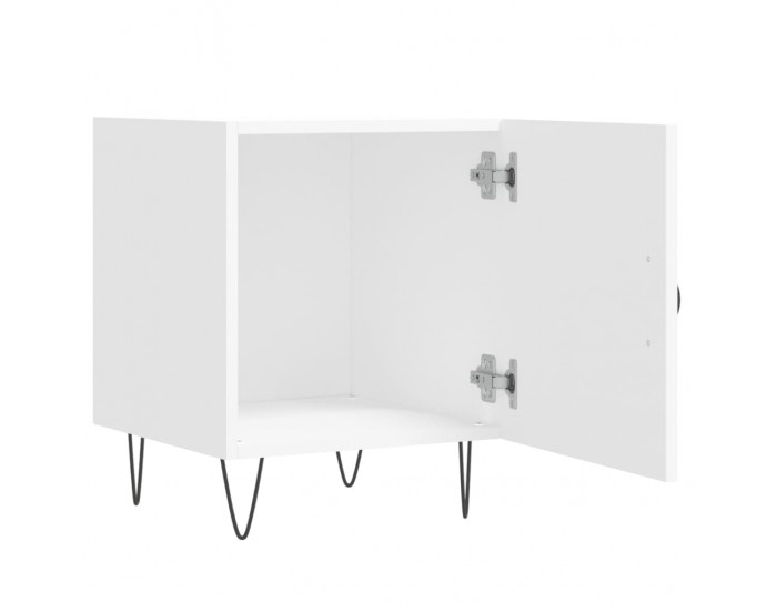 Sonata H Нощни шкафчета 2 бр бели 40x40x50 см инженерно дърво