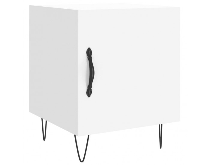 Sonata H Нощни шкафчета 2 бр бели 40x40x50 см инженерно дърво