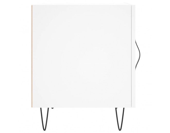 Sonata H Нощни шкафчета 2 бр бели 40x40x50 см инженерно дърво