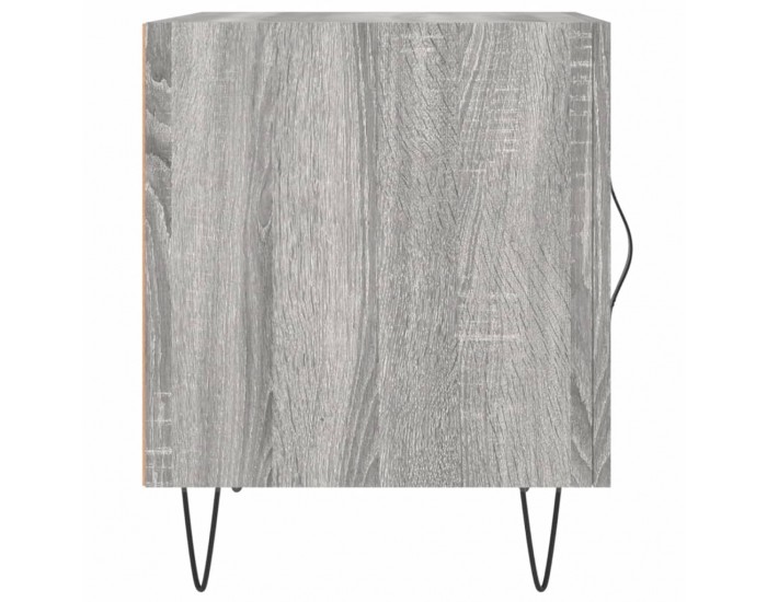 Sonata H Нощни шкафчета, 2 бр, сив сонома, 40x40x50 см, инженерно дърво