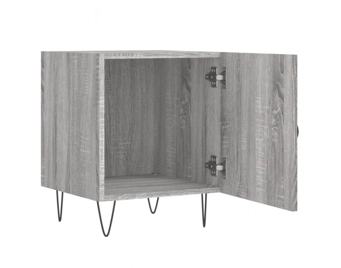 Sonata H Нощни шкафчета, 2 бр, сив сонома, 40x40x50 см, инженерно дърво