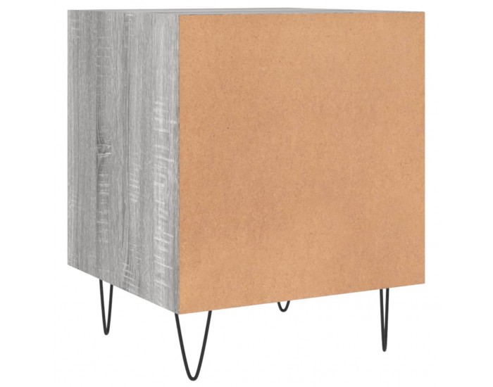 Sonata H Нощни шкафчета, 2 бр, сив сонома, 40x40x50 см, инженерно дърво