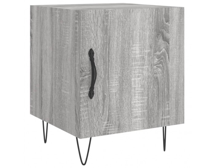 Sonata H Нощни шкафчета, 2 бр, сив сонома, 40x40x50 см, инженерно дърво