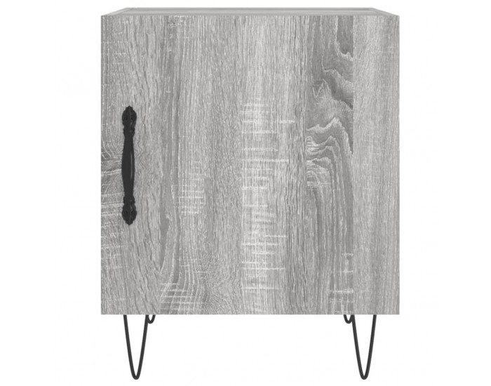 Sonata H Нощни шкафчета, 2 бр, сив сонома, 40x40x50 см, инженерно дърво