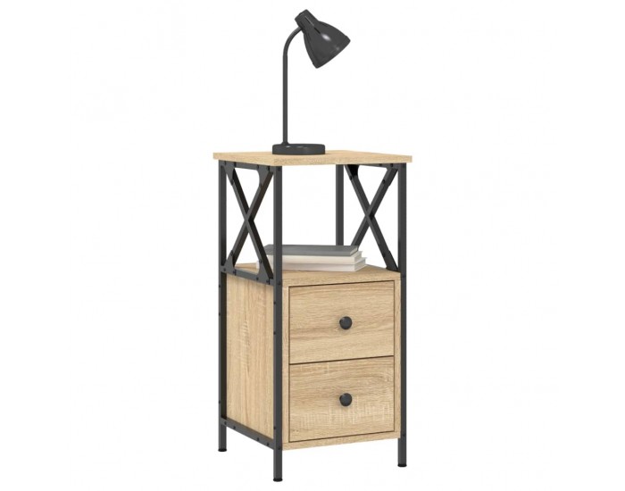 Sonata H Нощно шкафче, дъб сонома, 34x35,5x70 см, инженерно дърво