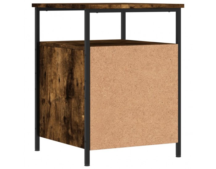 Sonata H Нощни шкафчета 2 бр опушен дъб 44x45x60 см инженерно дърво