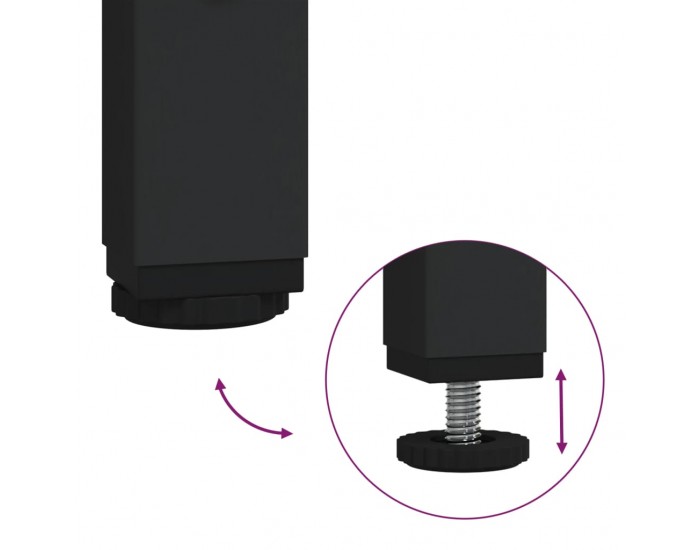 Sonata H Нощни шкафчета 2 бр опушен дъб 44x45x60 см инженерно дърво