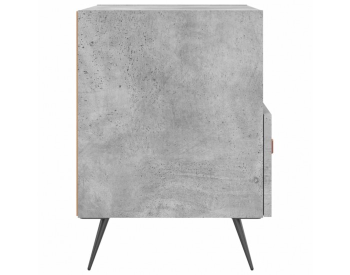 Sonata H Нощни шкафчета 2 бр бетонно сиво 40x35x47,5 см инженерно дърво