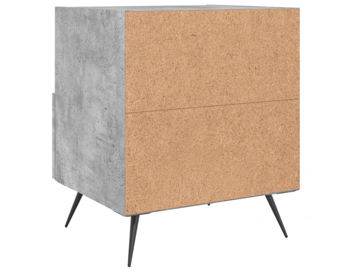 Sonata H Нощни шкафчета 2 бр бетонно сиво 40x35x47,5 см инженерно дърво