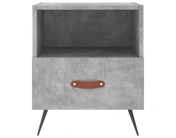Sonata H Нощни шкафчета 2 бр бетонно сиво 40x35x47,5 см инженерно дърво