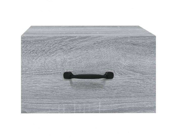 Sonata H Нощни шкафчета за стенен монтаж, 2 бр, сив сонома, 35x35x20 см