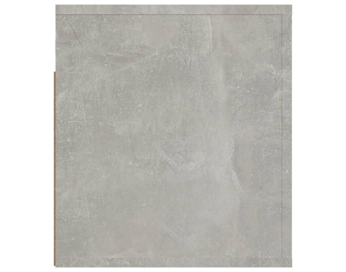 Sonata H Нощно шкафче за стенен монтаж, Бетонно сиво, 50x36x40 см