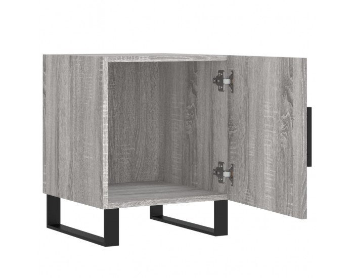 Sonata H Нощни шкафчета, 2 бр, сив сонома, 40x40x50 см, инженерно дърво