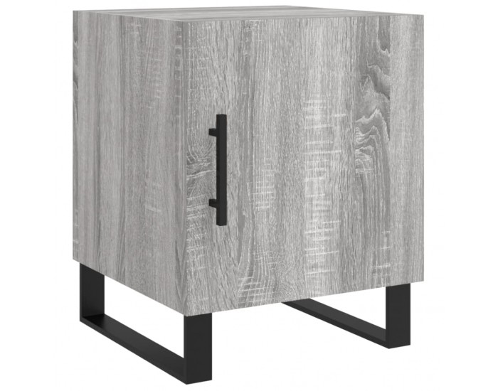 Sonata H Нощни шкафчета, 2 бр, сив сонома, 40x40x50 см, инженерно дърво
