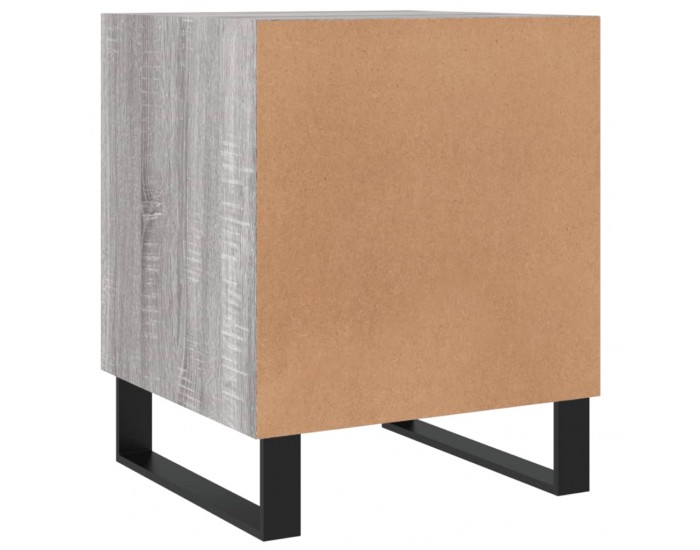 Sonata H Нощни шкафчета, 2 бр, сив сонома, 40x40x50 см, инженерно дърво