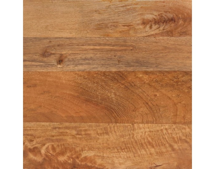 Sonata H Нощно шкафче, кафяво и черно, мангово дърво масив