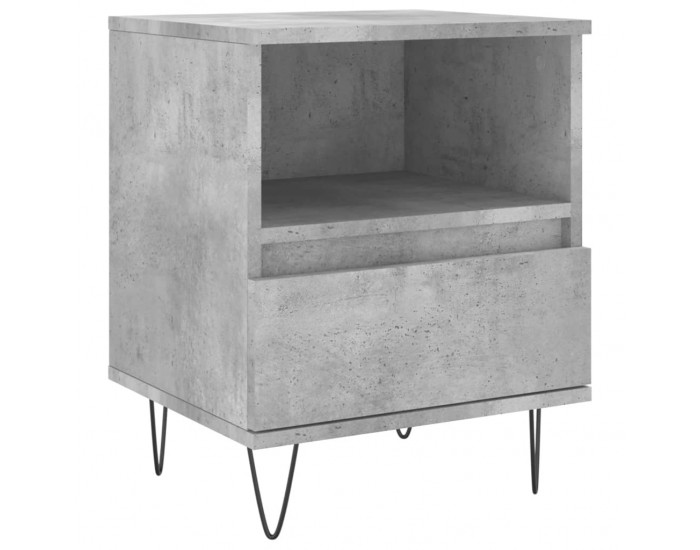 Sonata H Нощно шкафче бетонно сиво 40x35x50 см инженерно дърво