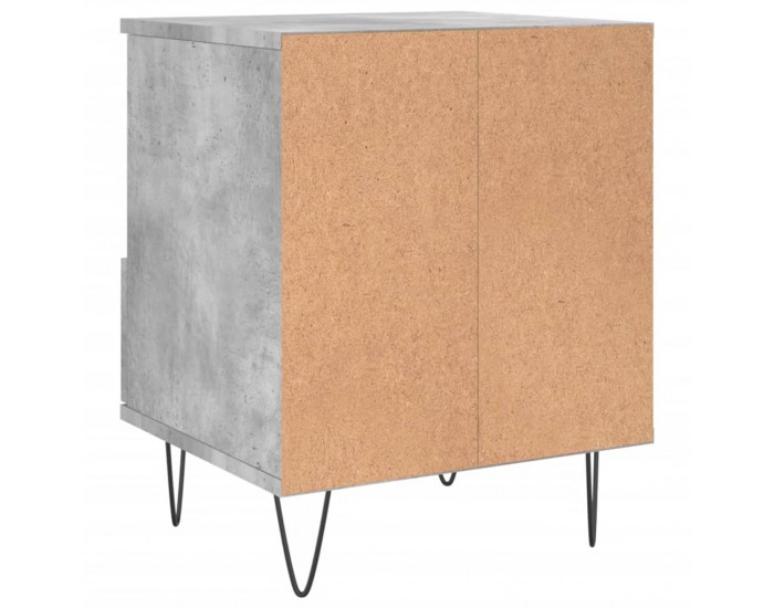 Sonata H Нощно шкафче бетонно сиво 40x35x50 см инженерно дърво