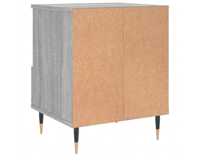 Sonata H Нощно шкафче сив сонома 40x35x50 см инженерно дърво