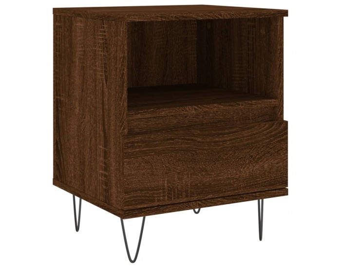 Sonata H Нощни шкафчета 2 бр кафяв дъб 40x35x50 см инженерно дърво