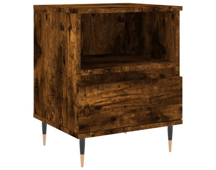 Sonata H Нощно шкафче опушен дъб 40x35x50 см инженерно дърво