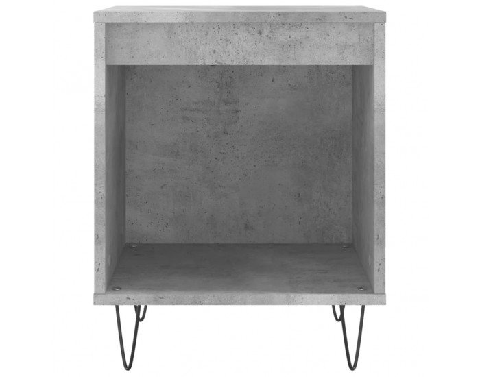 Sonata H Нощно шкафче бетонно сиво 40x35x50 см инженерно дърво