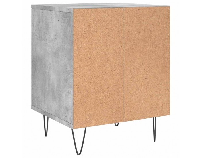 Sonata H Нощно шкафче бетонно сиво 40x35x50 см инженерно дърво