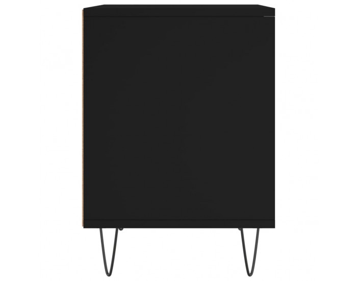 Sonata H Нощно шкафче, черно, 40x35x50 cm инженерно дърво