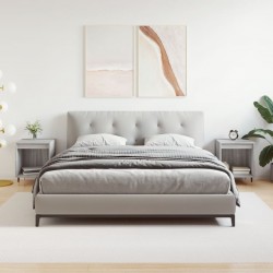 Sonata H Нощни шкафчета 2 бр сив сонома 40x35x50 см инженерно дърво - Нощни шкафчета