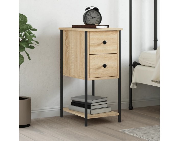 Sonata H Нощно шкафче, дъб сонома, 32x42x70 см, инженерно дърво
