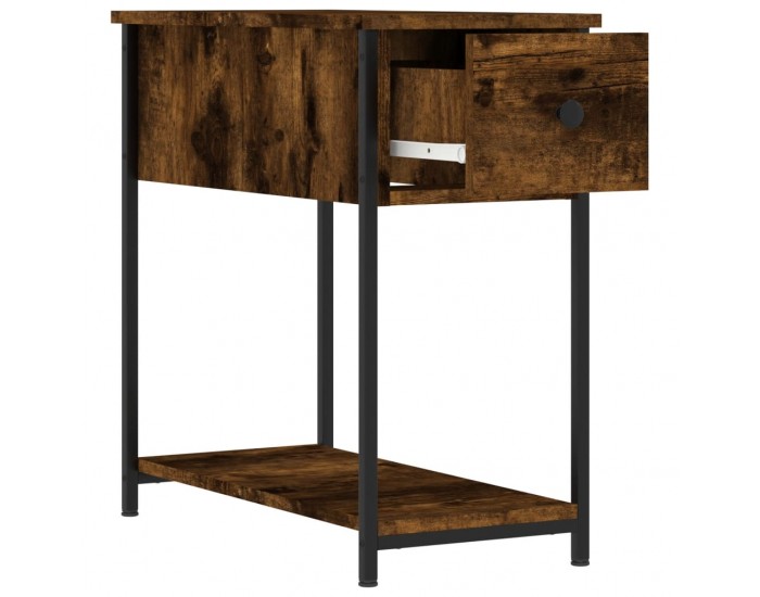 Sonata H Нощно шкафче, опушен дъб, 30x60x60 см, инженерно дърво