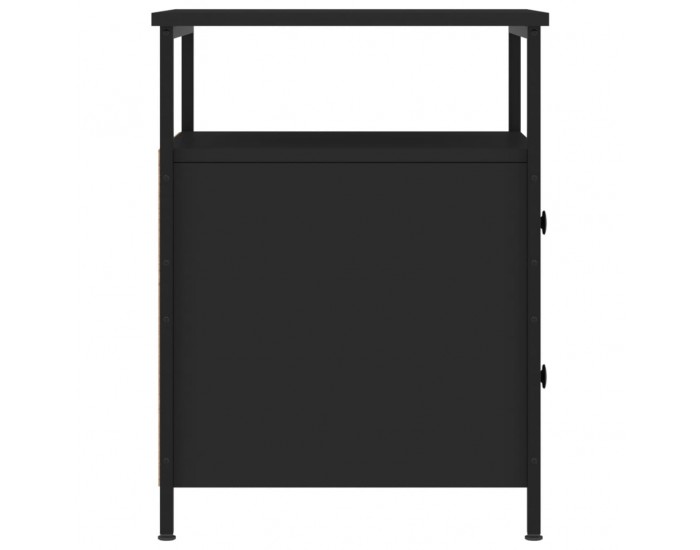 Sonata H Нощно шкафче, черно, 44x45x60 см, инженерно дърво