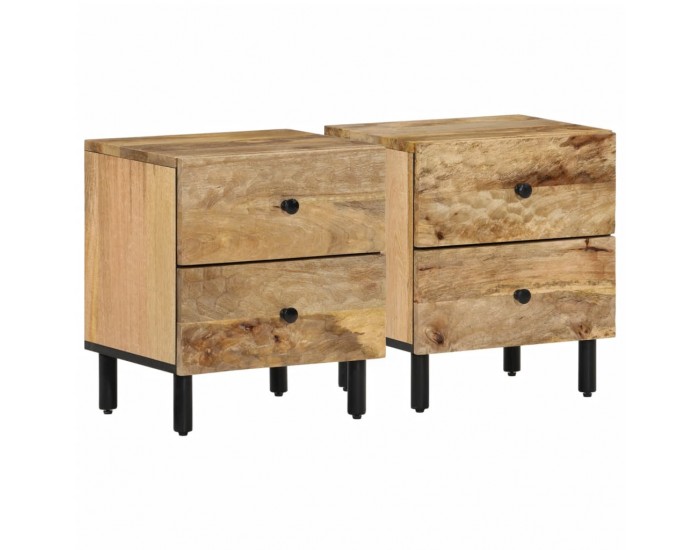 Sonata H Нощни шкафчета, 2 бр, 40x33x46 см, манго масив