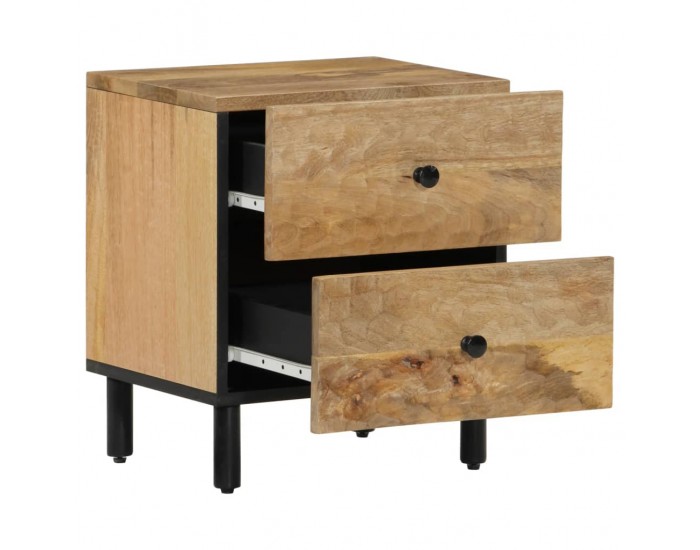 Sonata H Нощни шкафчета, 2 бр, 40x33x46 см, манго масив