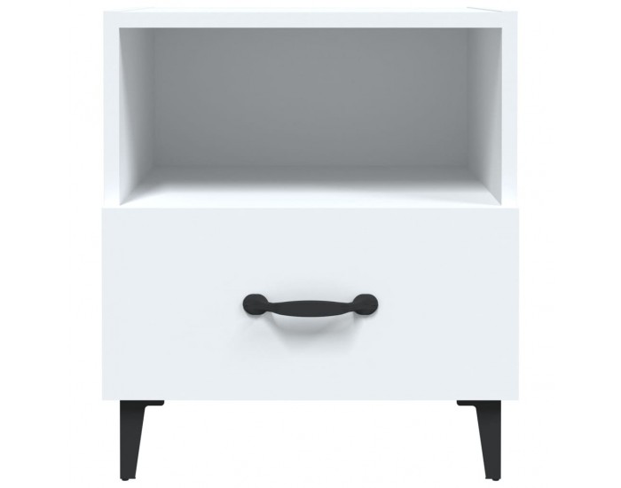 Sonata H Нощни шкафчета, 2 бр, бели, инженерно дърво