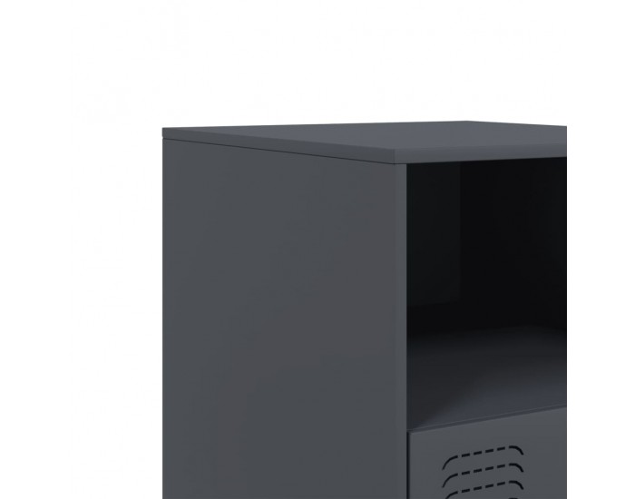Sonata H Нощно шкафче, антрацит, 34,5x39х44 см, стомана