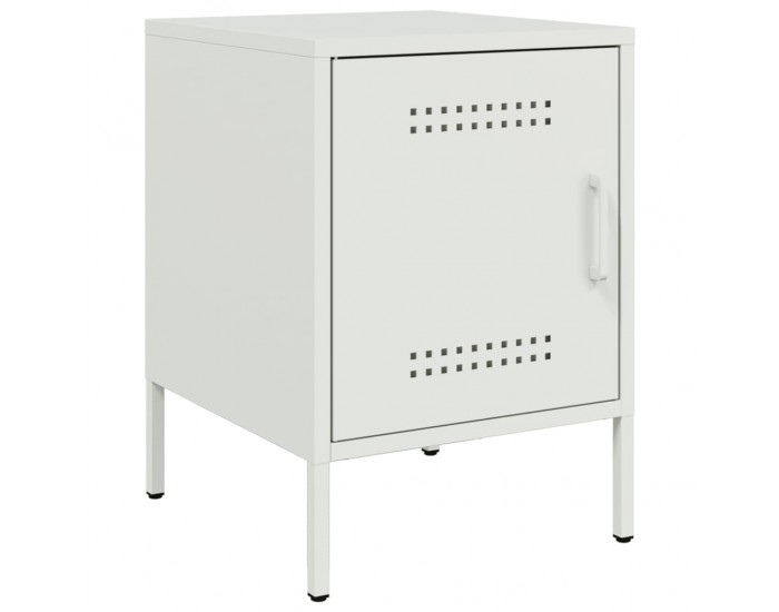 Sonata H Нощно шкафче, бяло, 36x39x50,5 см, стомана