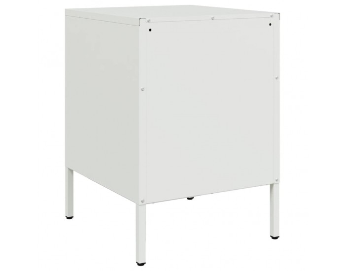 Sonata H Нощно шкафче, бяло, 36x39x50,5 см, стомана
