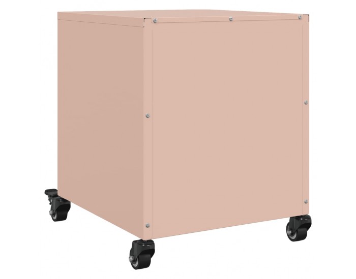 Sonata H Нощни шкафчета, 2 бр, розови, 36x39x43,5 см, стомана